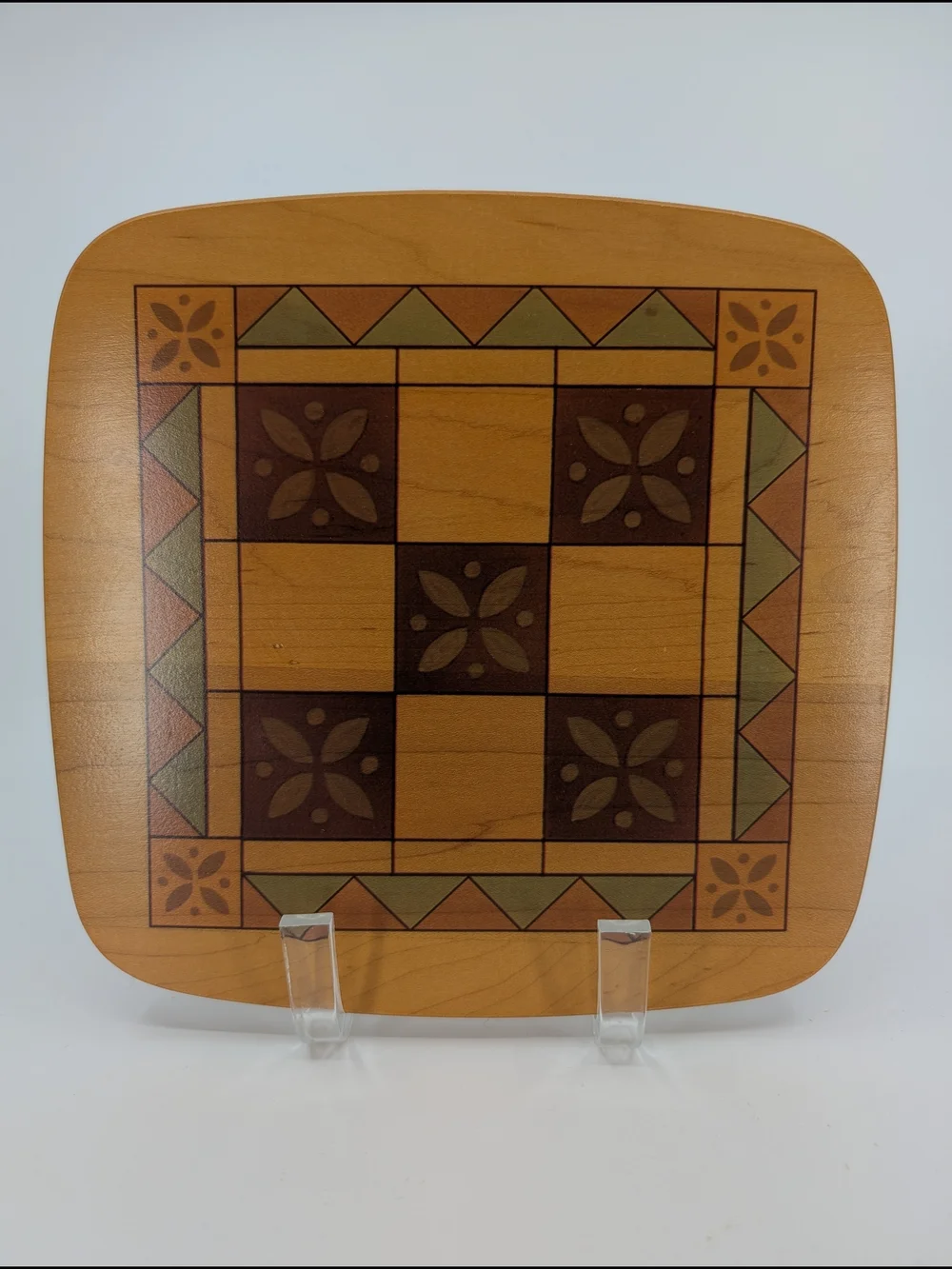 Longaberger 2001 Father's Day Tic-Tac-Toe Basket/Lid/Protector/Game Pieces XO